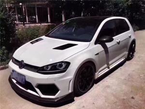 VolksWagen Golf 7 GTI R Update Aspec body kit front bumper after bumper side skirts spoiler hood